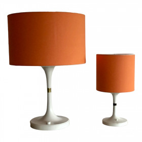 Paire de lampes space age ERCO -...