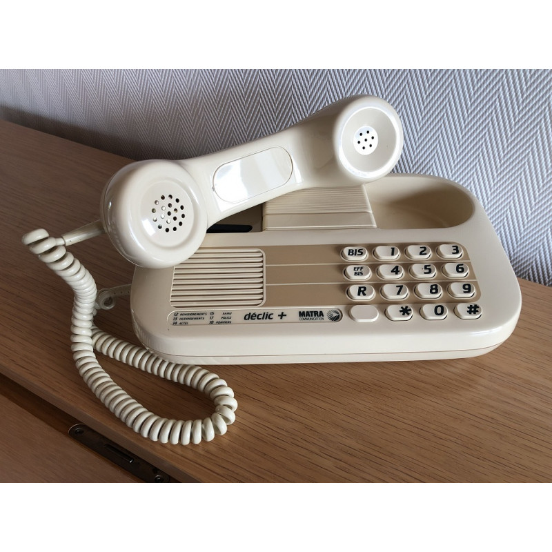 Téléphone vintage Matra Déclic des années 90