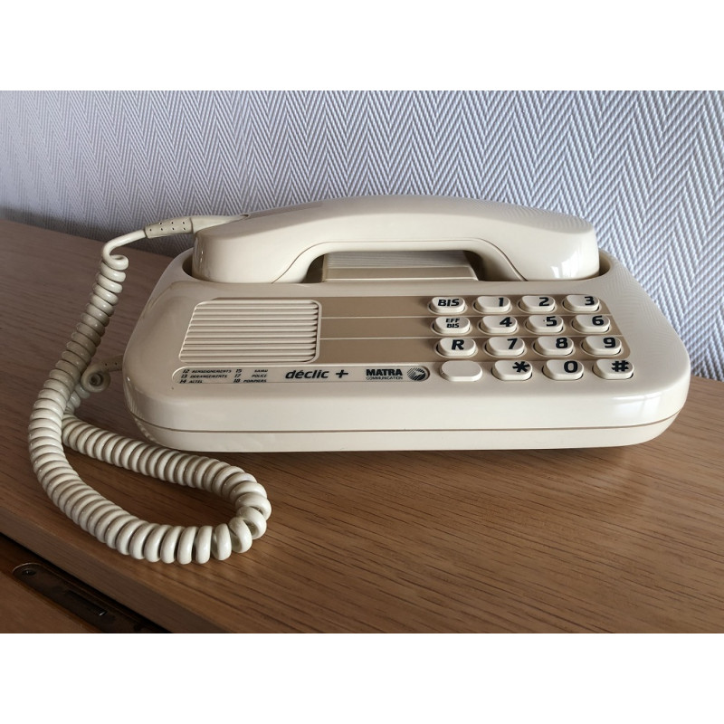 Téléphone vintage Matra Déclic des années 90