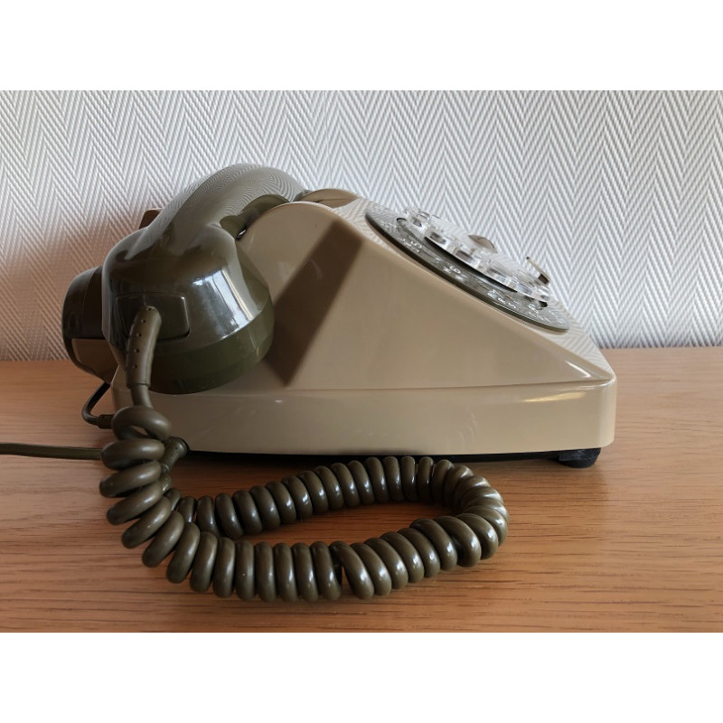 Téléphone PTT Socotel S63 à cadran, 1975