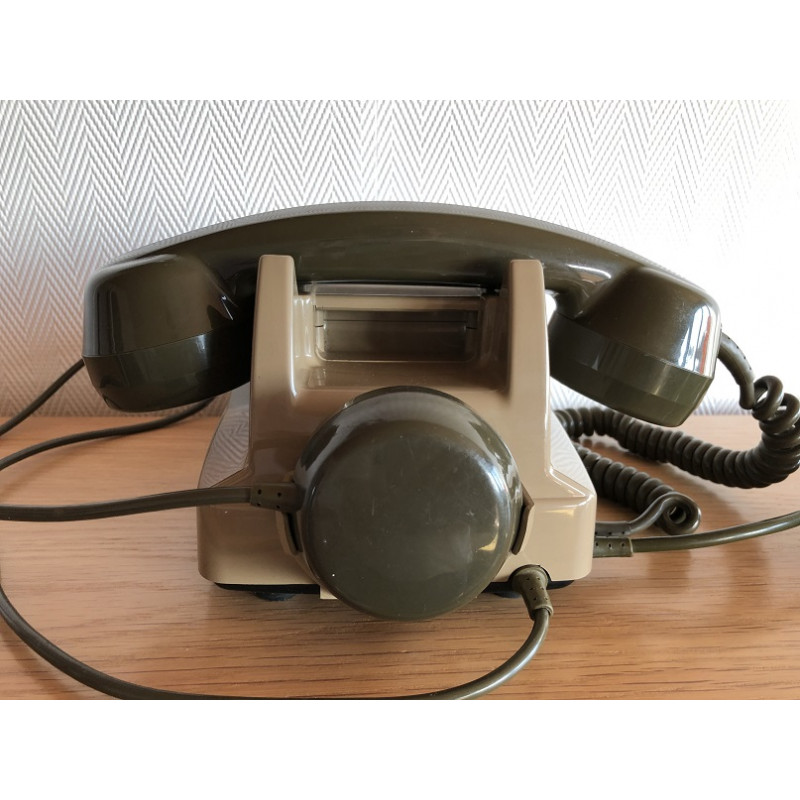 Téléphone PTT Socotel S63 à cadran, 1975