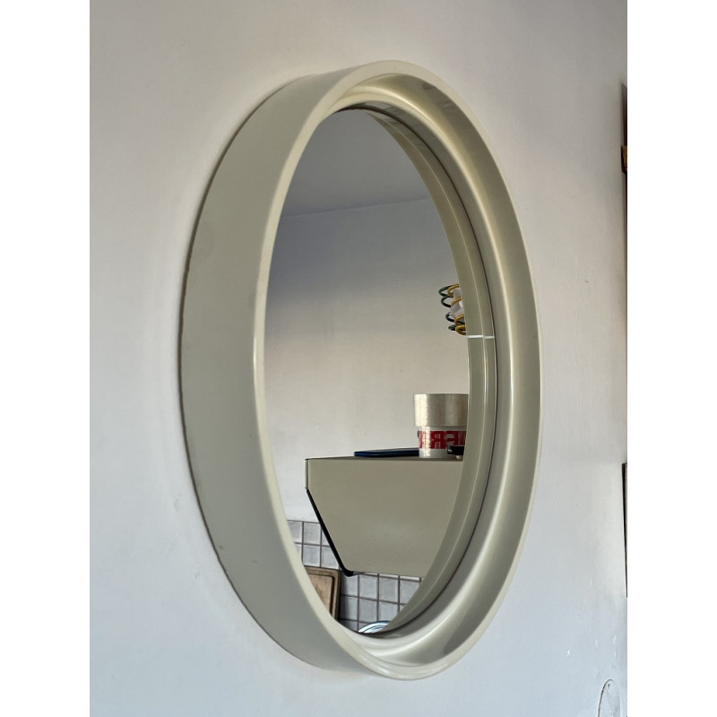 Miroir rond Pop vintage 1970s