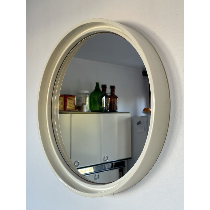 Miroir rond Pop vintage 1970s