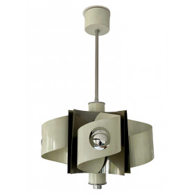 Lustre 4 feux en acier laqué - space...