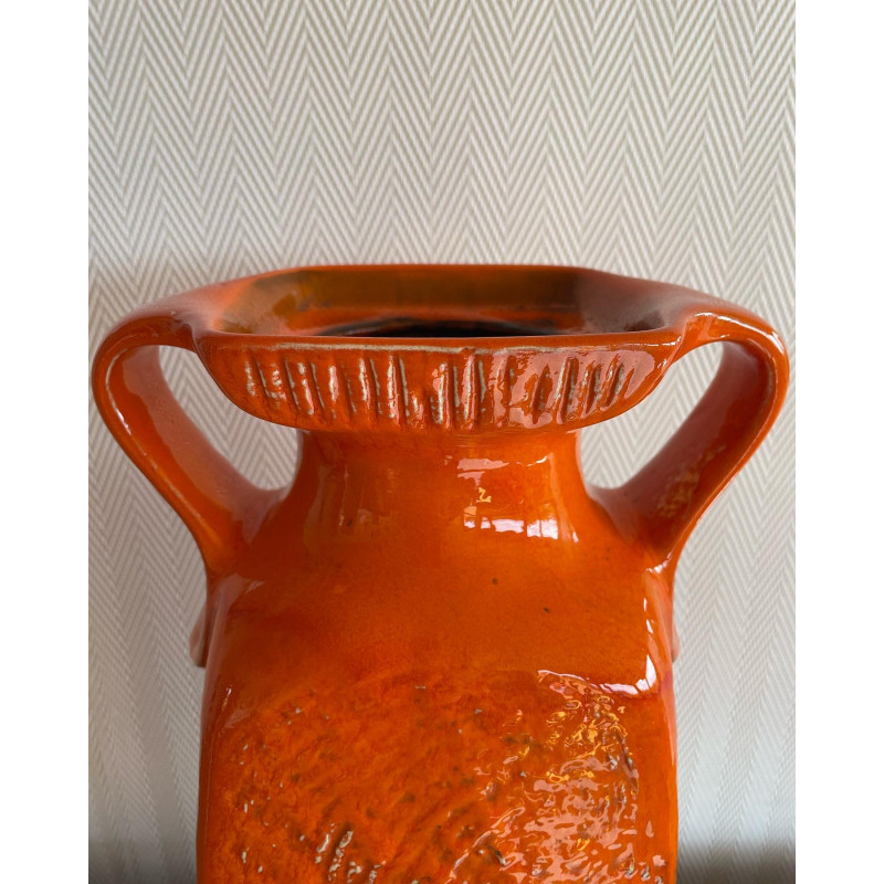 Vase céramique Jasba vintage 70s