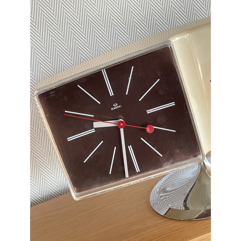 Horloge vintage Romatic space age 70s