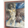 Tableau dessin de Guy Achille Lamarque « l'envol d'ICARE »