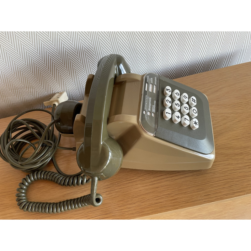 Téléphone vintage Socotel à touches des années 80