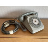 Téléphone vintage Socotel à cadran des années 70