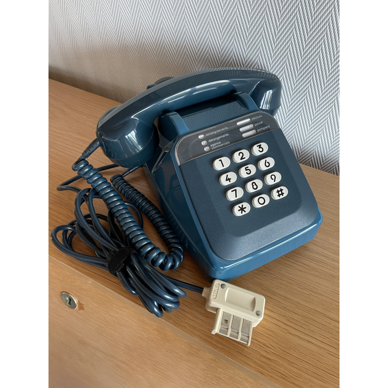 Téléphone vintage Socotel à touches des années 80