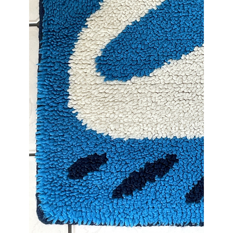 Tapis en laine vintage 1973