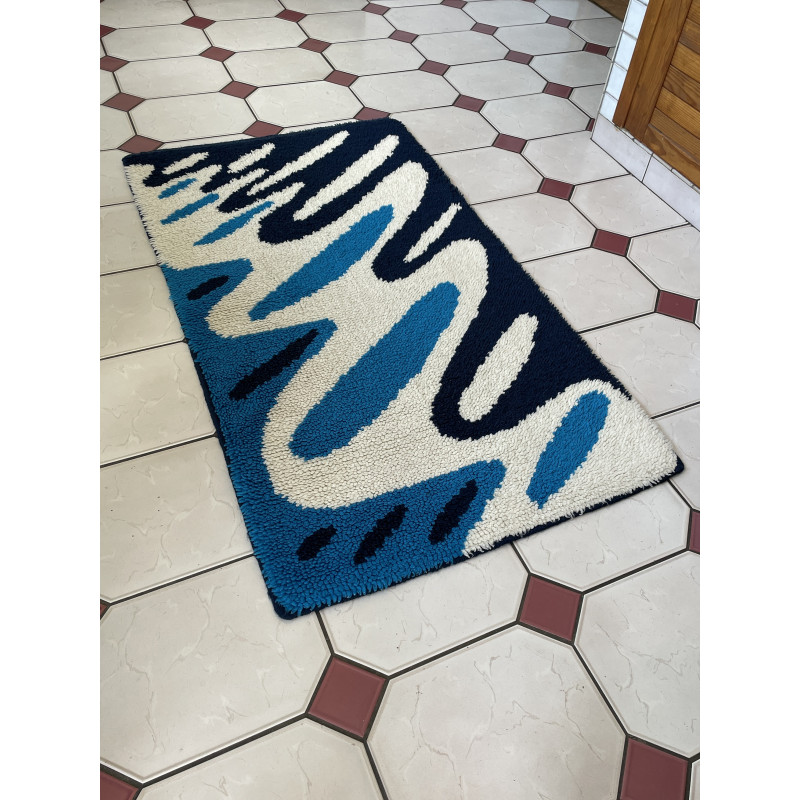 Tapis en laine vintage 1973