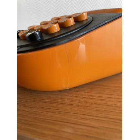 ANCIEN TELEPHONE ORANGE vintage annees 70 top deco EUR 34,99 - FR