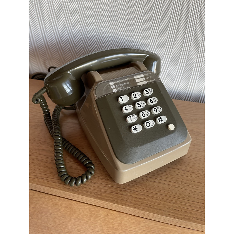 Téléphone Socotel à touches des années 80