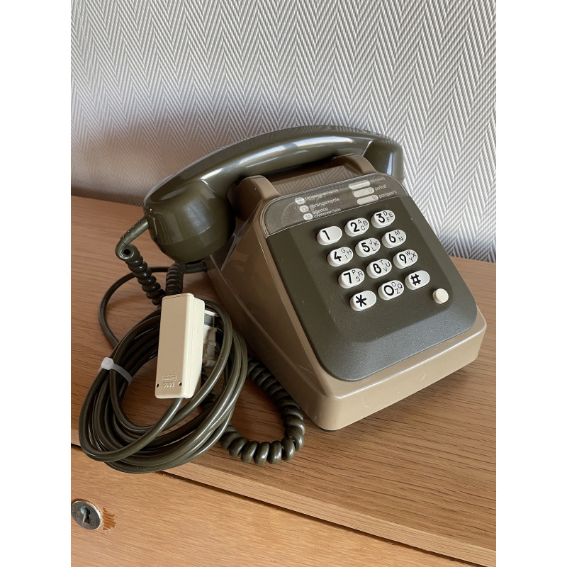 Téléphone Socotel à touches des années 80