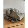 Téléphone Socotel S63 gris à cadran - vintage 1970s