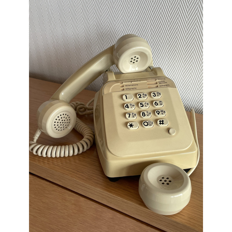 Téléphone Socotel S63 à touches des années 80