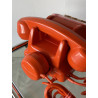 Téléphone Socotel orange à touches des années 80