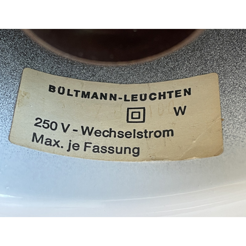 Suspension UFO Bültmann Leuchten Germany 70's