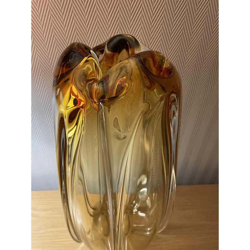 Grand vase en verre de Murano