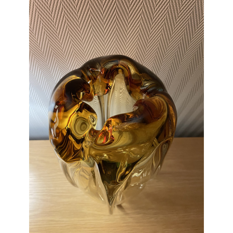 Grand vase en verre de Murano