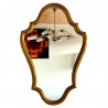 Miroir vintage en bois bronzé 60 x 40 cm