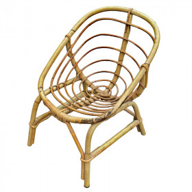 Chaise enfant en rotin