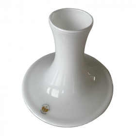 Suspension scandinave vintage "Mandarin" en opaline par Michael Bang pour Holmegaard, Danemark 1980