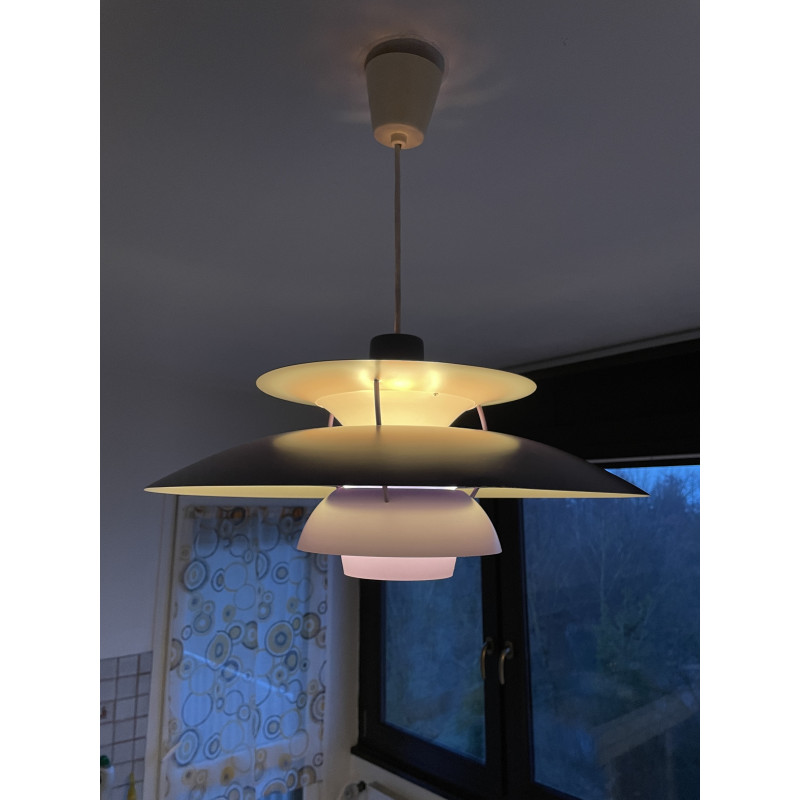 Suspension Ph5 « lila » par Poul Henningsen pour Louis Poulsen Danemark