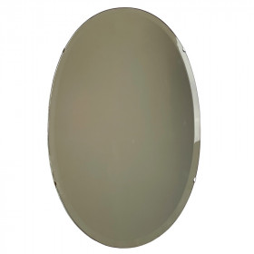 Miroir biseauté ovale années 50