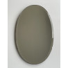 Miroir biseauté ovale années 50