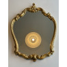 Miroir baroque en résine doré
