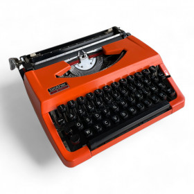Machine à écrire orange BROTHER 210 -...