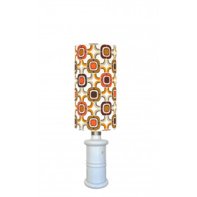 Lampe opaline blanche Kansas - design...