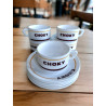 Set de 5 tasses et soucoupes CHOKY - arcopal FRANCE