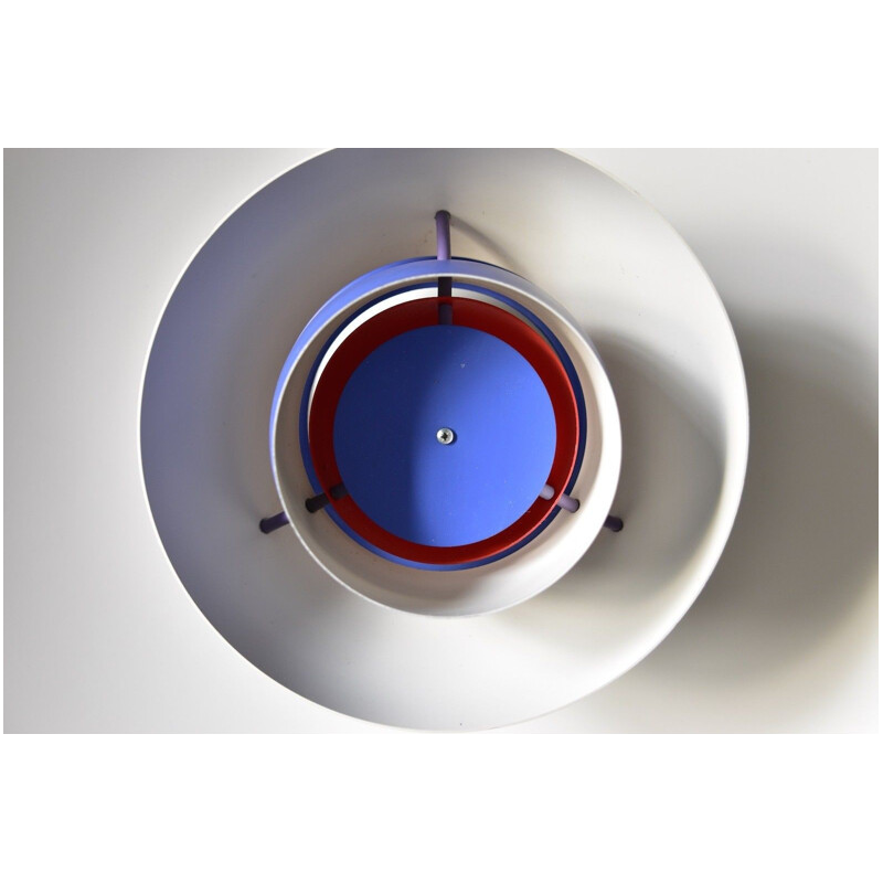 Suspension bleue PH5 par Poul Henningsen pour Louis Poulsen, Danemark, 1960s