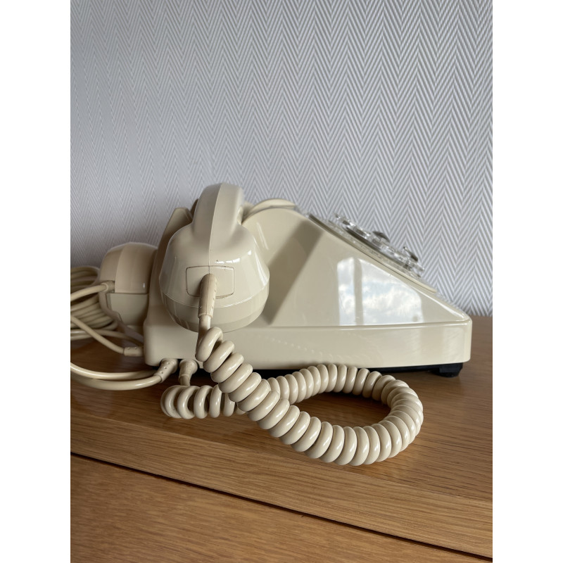 Téléphone vintage Socotel à cadran, 1980