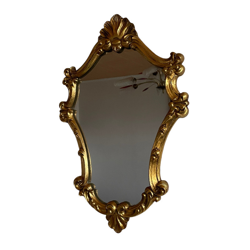 Miroir doré style baroque