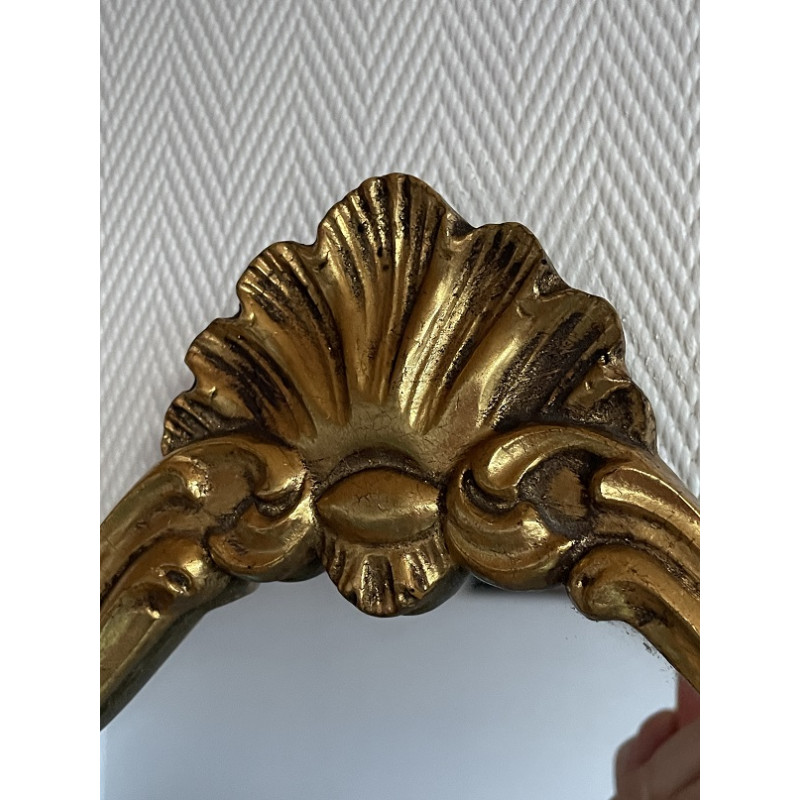 Miroir doré style baroque