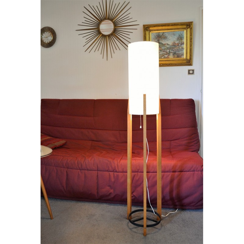 Lampadaire tripode PEACE vintage 1960s