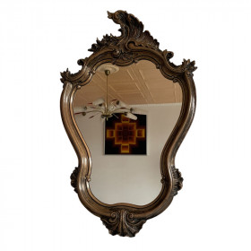 Miroir vintage baroque en résine