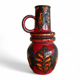 Vase Fat Lava W-Germany