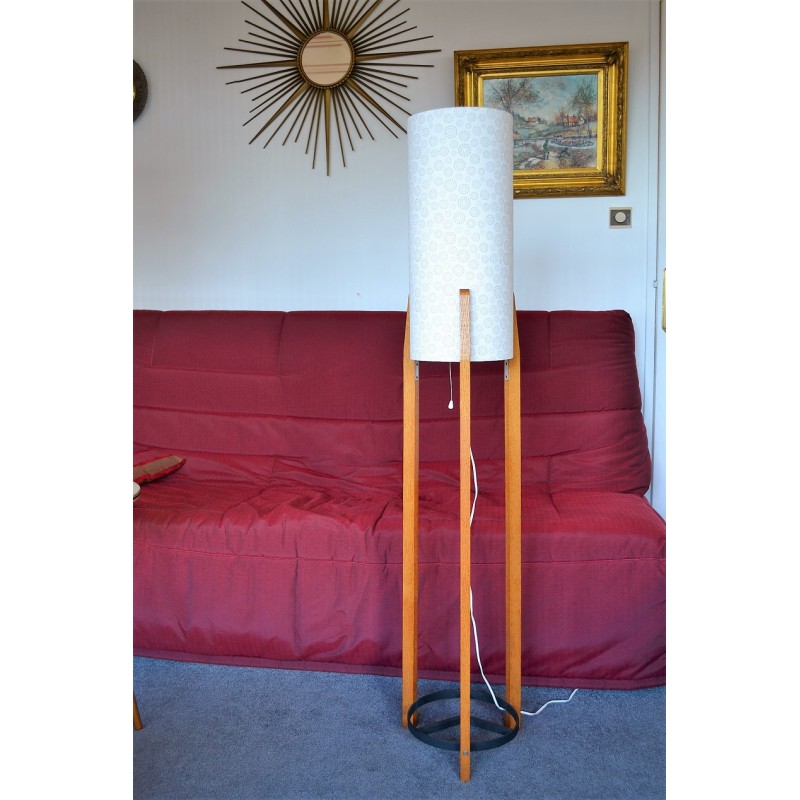 Lampadaire tripode PEACE vintage 1960s