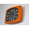 Horloge orange Hangarter space age 70s