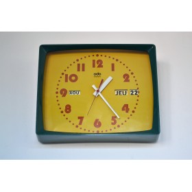 Horloge et dateur murale ODO 1970's