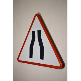 Panneau routier de signalisation tôle émaillé 1977