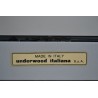 Machine à écrire Underwood 18 by Olivetti France - vintage 1972