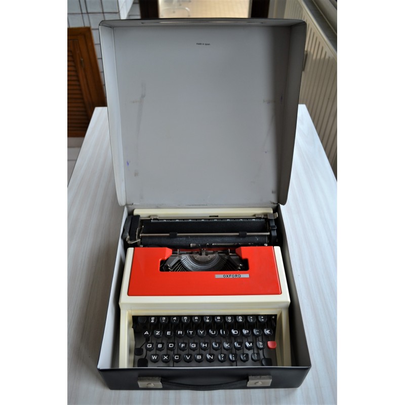 Machine à écrire portative Oxford by Olivetti des années 70