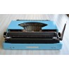 Machine à écrire mécanique BMB 310 bleue - vintage 70s