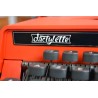 Machine à écrire orange OLYMPIA Dactylette vintage 1970s